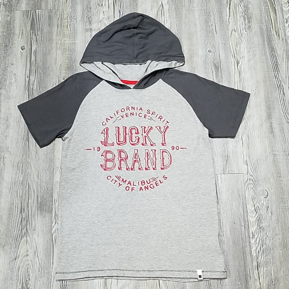 Lucky Brand Short Sleeve Hoodie